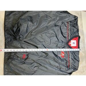 NFL Tampa Bay Buccaneers Windbreaker Mens XXL Black Excellent Pullover V-Neck